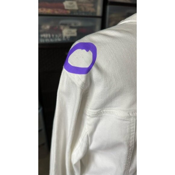 Talbots White Coat Trench NEW Mid Length Jacket Button Up Belt Unlined Size 10 - Picture 11 of 11